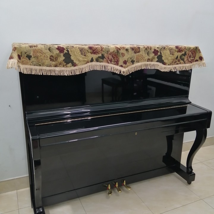 KHĂN PHỦ ĐÀN PIANO CƠ MẪU HOA CỔ ĐIỂN HIỆN ĐẠI