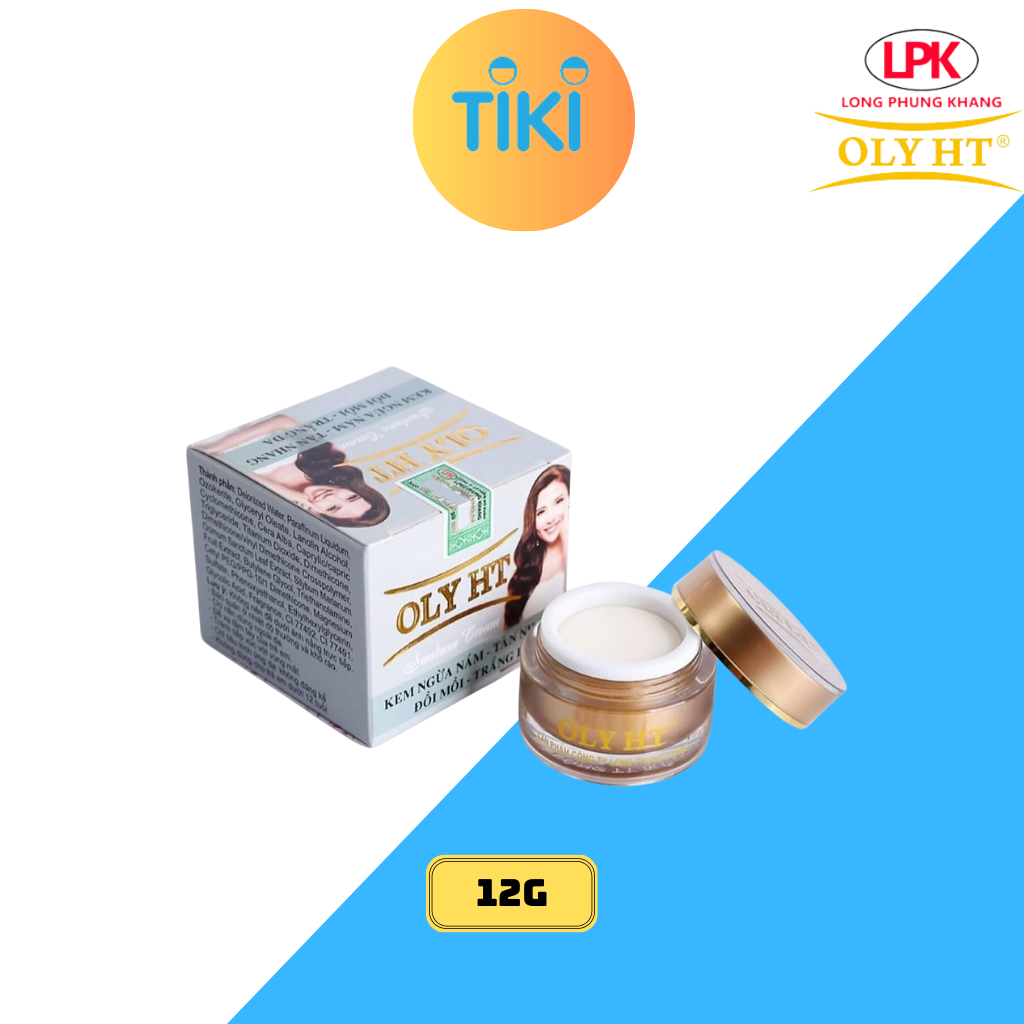 Kem Ngừa Nám Tàn Nhang Đồi Mồi Trắng Da &amp; Chống Nắng OLY HT CHÍNH HÃNG 12g &amp; 25g LPK