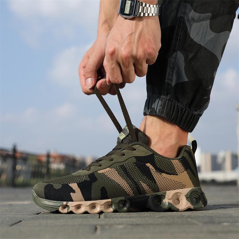 Cam Phối Chạy Bộ Nam Bền Mùa Hè Thoáng Khí Giày Nữ Ngoài Trời Giày Đi Bộ Chống Trơn Trượt Giày Đi Bộ Thể Thao Chạy Bộ Color: Summer Breathable Shoe Size: 41