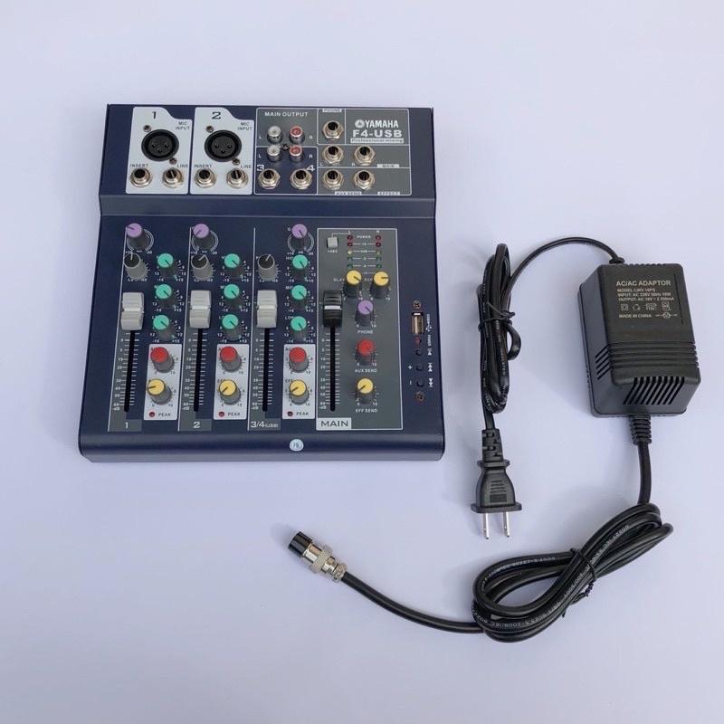 Bàn Mixer Yamaha F4 Bluetooth-Thiết Bị Livestream-Âm Thanh Cao Cấp Cực Hay