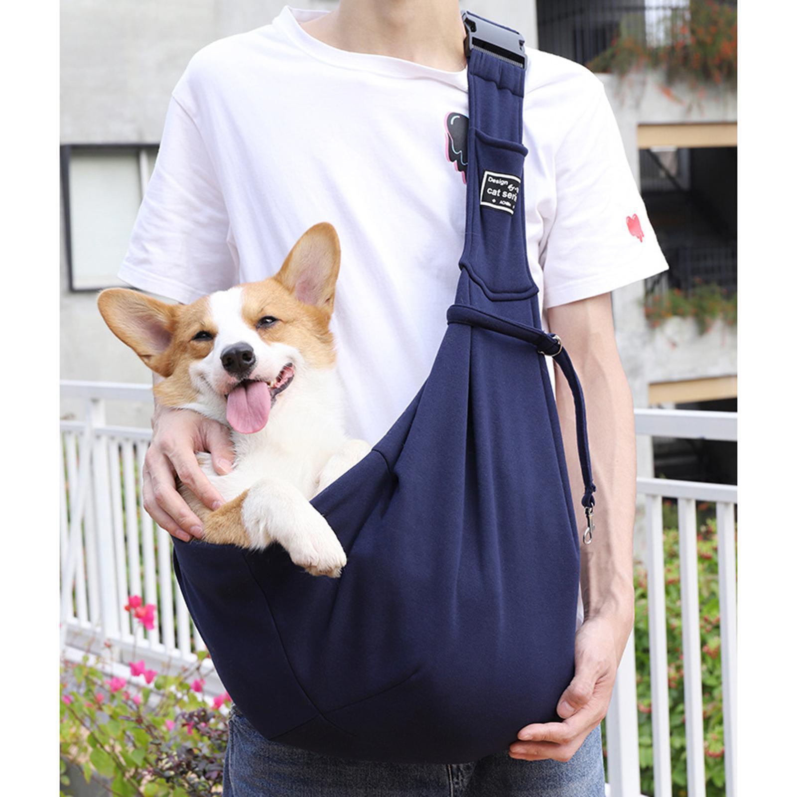 Hand    Carrier Bag Cat Dog Collapsible Single Shoulder Bag Dark