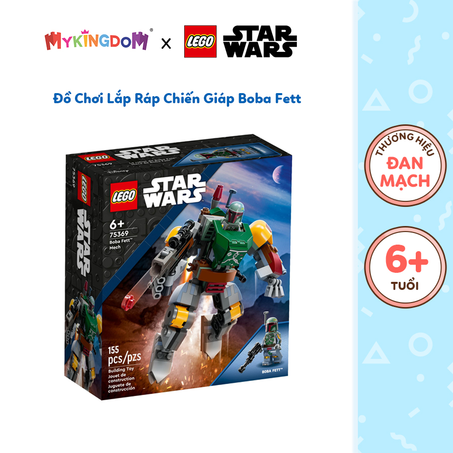 Đồ Chơi Lắp Ráp Chiến Giáp Boba Fett LEGO STAR WARS 75369 (155 chi tiết)