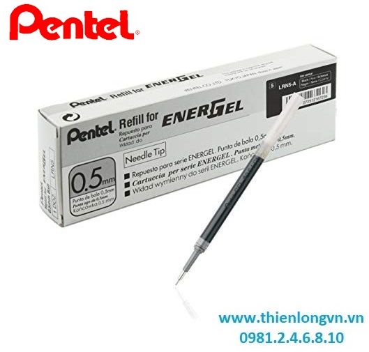 Hộp 12 Ruột bút nước energel Pentel LRN5 màu đen 0.5mm