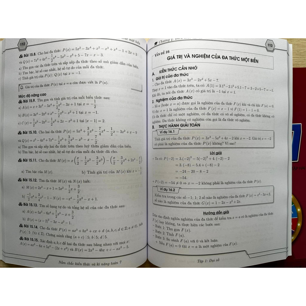 Sách - Combo Nắm chắc kiến thức và kĩ năng Toán 7