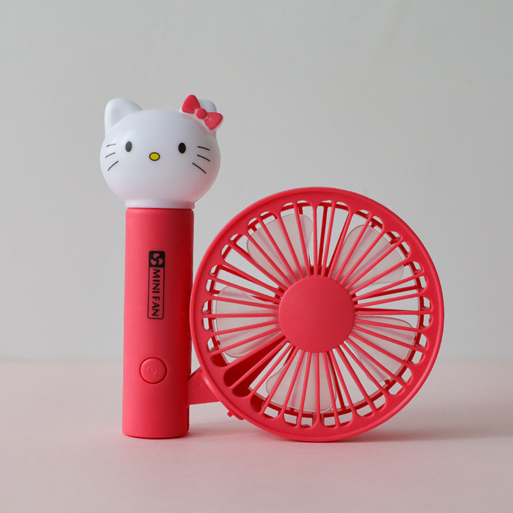 Quạt cầm tay mini siêu cute hình thú kiêm Lightstick