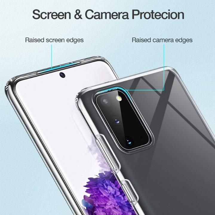 Ốp lưng dẻo silicon trong suốt dành cho samsung S20
