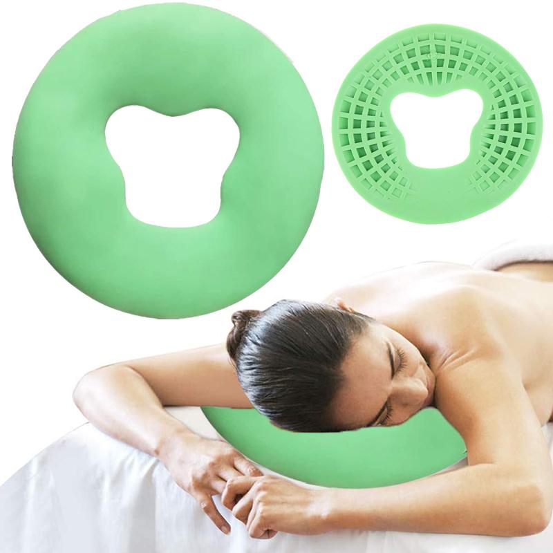 Thế Hệ Mới Silicon Gối SPA Làm Đẹp Miếng Lót Chống Trơn Trượt Gối Massage Mà Không Có Bộ Phim Salon Mặt Massage Thư Giãn Làm Đẹp Đệm miếng Lót