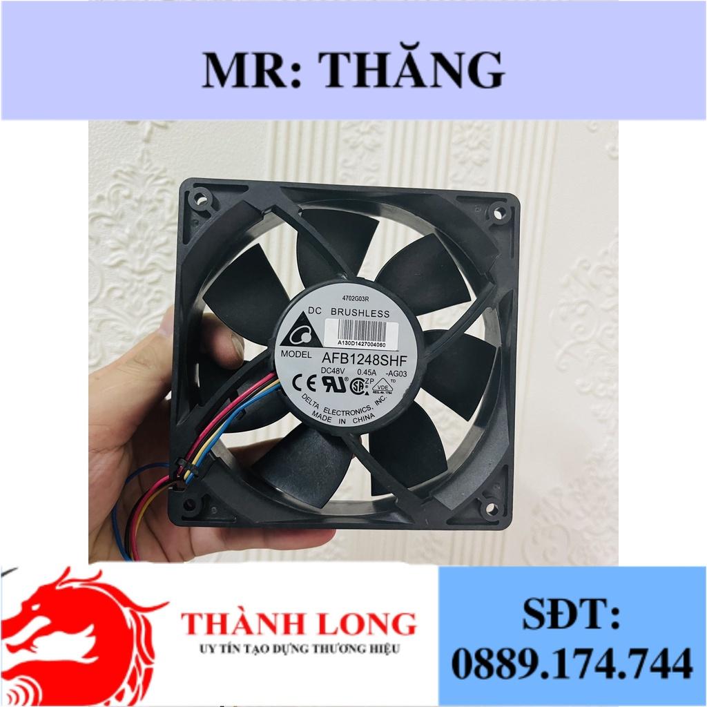 quạt tản nhiệt 48V 0.45A 12CM cực mạnh - Quạt hút gió