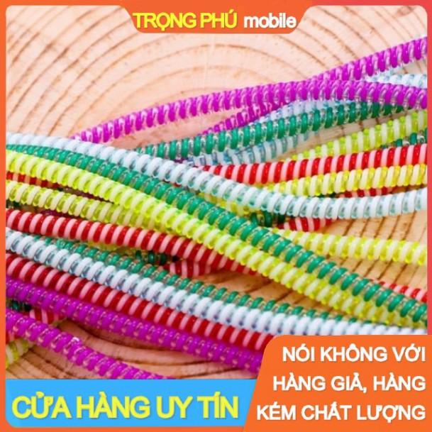 Combo 4 Dây quấn bảo vệ cáp sạc, tai nghe (Giao màu ngẫu nhiên) Trọng Phú mobile