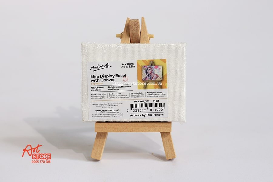 Khung Canvas Mini Mont Marte Kèm Giá Đỡ Tranh