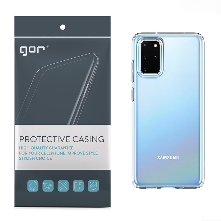 Ốp Lưng Silicon TPU trong suốt GOR cho Samsung Galaxy S20 / S20 Plus / S20 Ultra - Hàng Nhập Khẩu