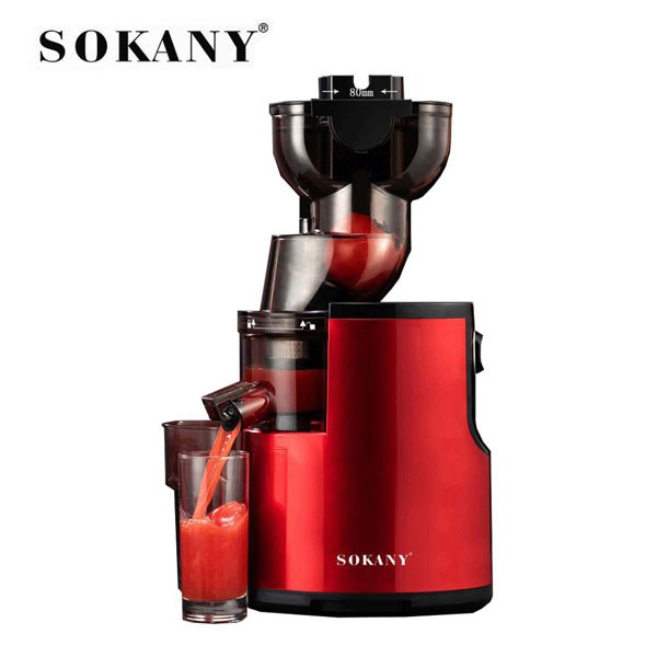 Máy ép chậm SOKANY ép kiệt nước hoa quả, máy làm kem lạnh công suất cực lớn 300W - SK25R  - HÀNG CHÍNH HÃNG - DELIYA