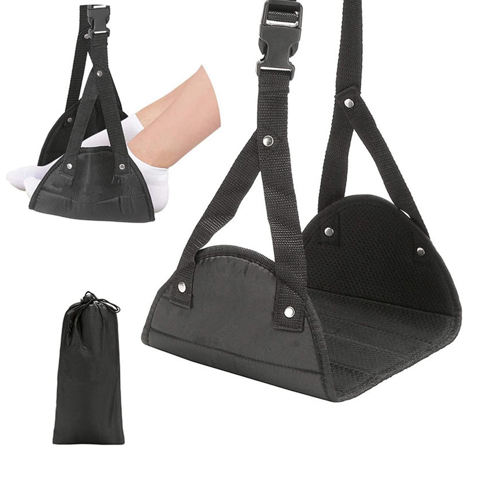 Foot Heel Hammock Travel Foot Rest Portable at Work Plane Airplane Footrest