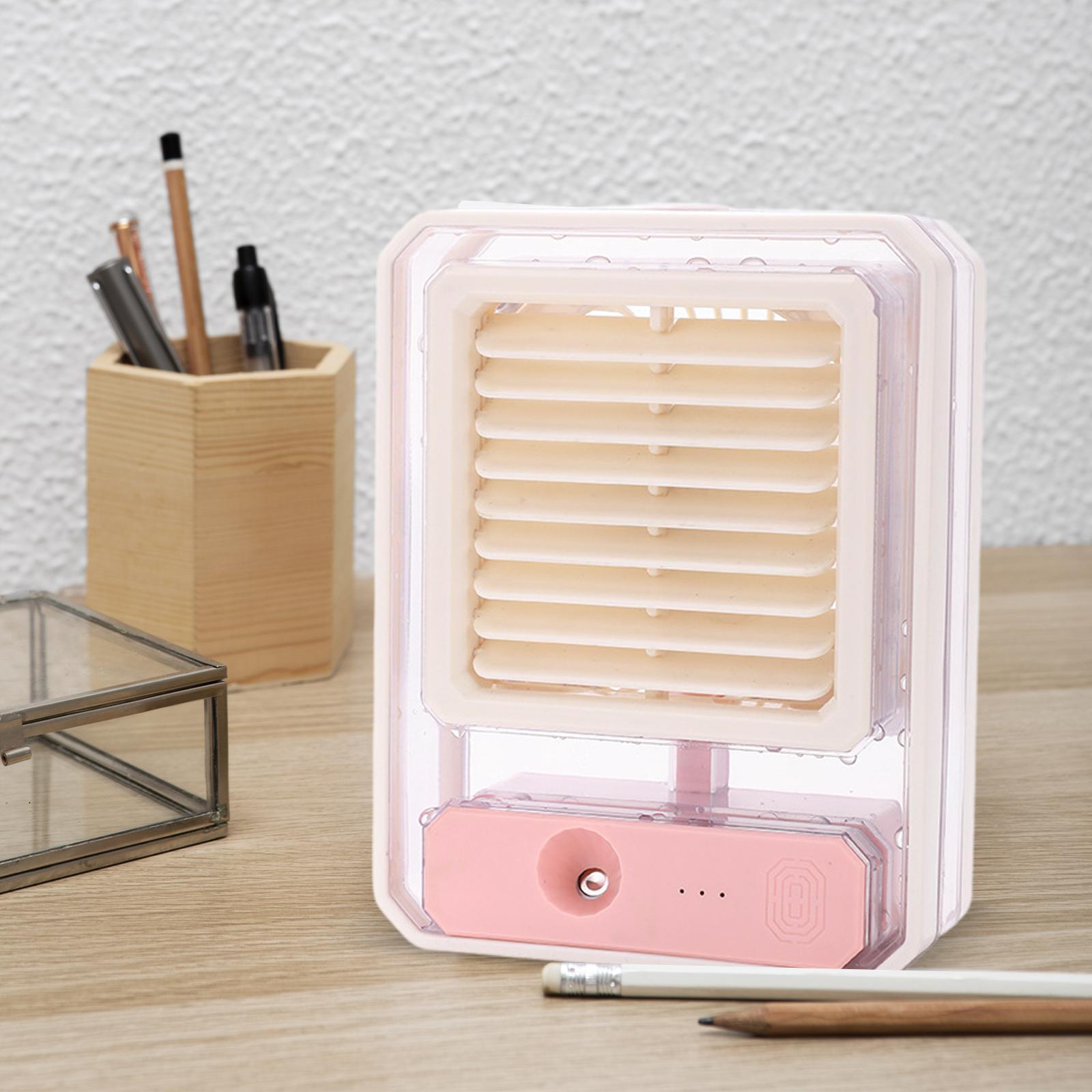 Portable Misting Fan Humidifier Air Conditioners Fan for Home Travel Bedroom