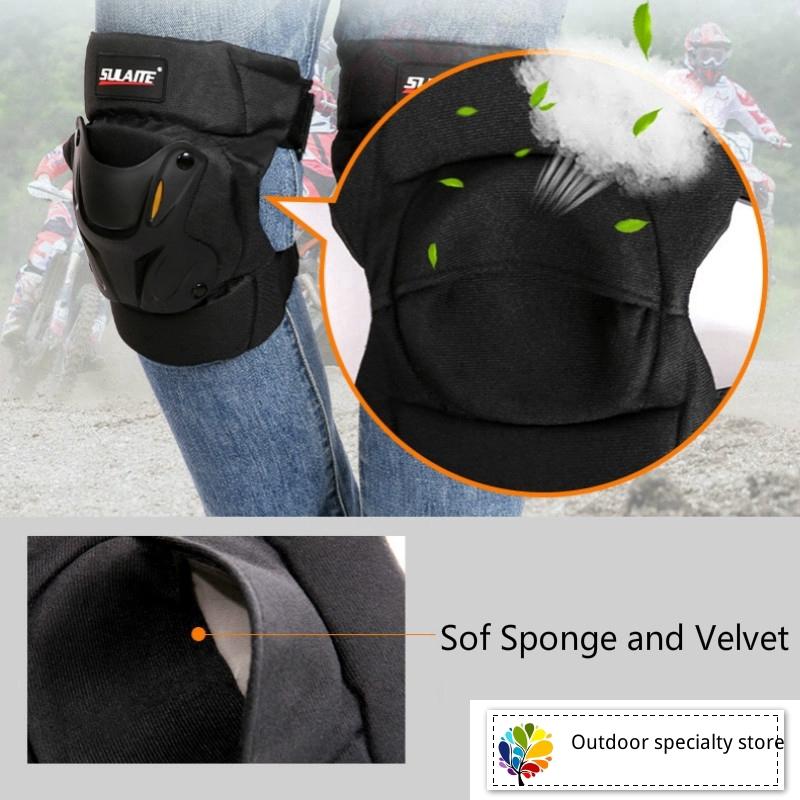 Set 2 tấm đệm bảo vệ đầu gối khi đi xe mô tô chất lượng cao