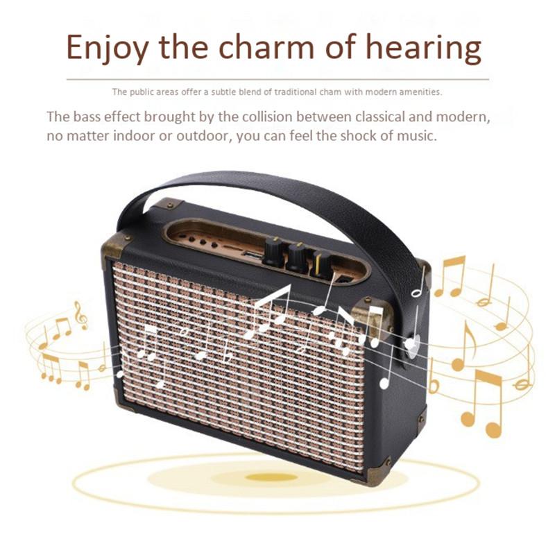 Trình phát nhạc phụ bằng gỗ di động ngoài trời Color: Brown