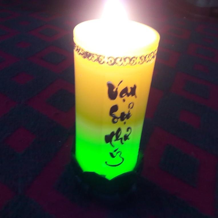 Nến trụ vạn sự như ý đổi màu - nến thờ trang trí nhà cửa cao cấp candle shop