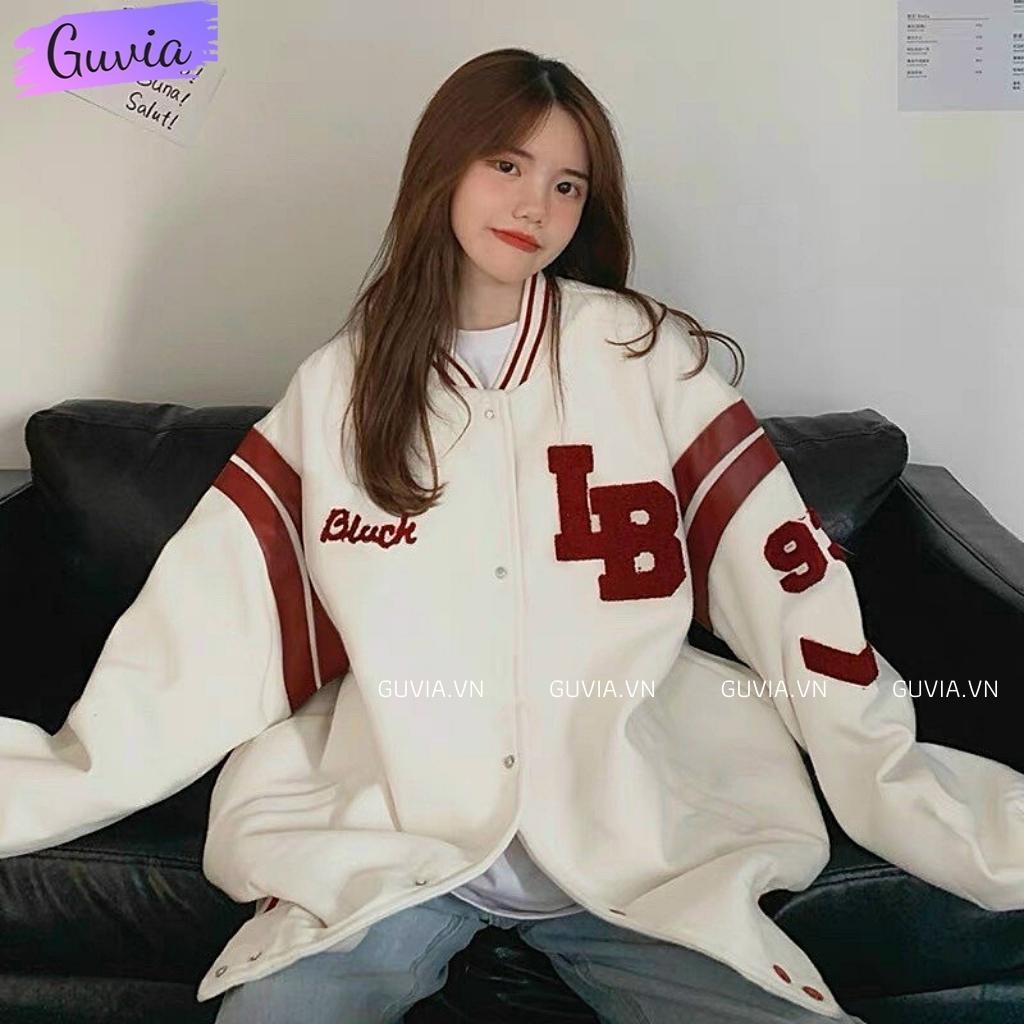 Áo Khoác Bomber Nỉ LB Nam Nữ Form Rộng Vải Nỉ Hình In Đẹp