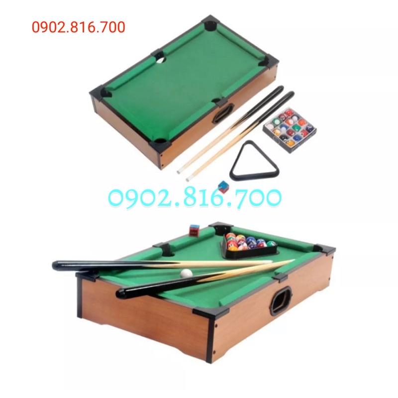 Hộp đồ chơi bàn bida lỗ mini 6 lỗ bằng gỗ 2382 ( 51 x 31 x 9cm ) - Mini Table Top Pool