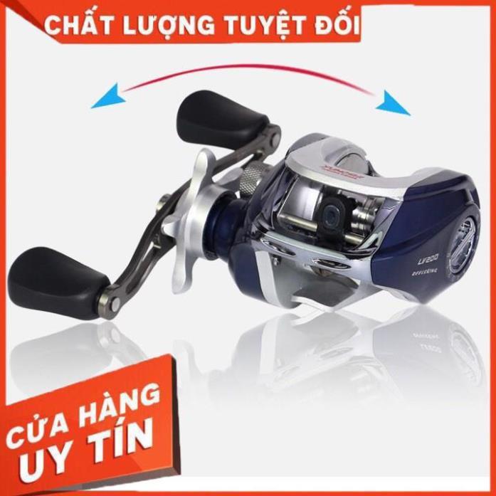 Máy Câu Cá Ngang Tay Trái Tay Phải Yumoshi LV201 LV200 Chuyên dùng câu lure sông suối,cá lóc chẽm