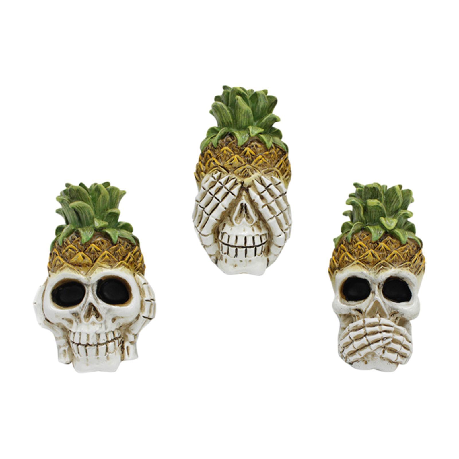 3Pcs Car Perfume Air Diffuser Clips Car Air Vent Clip Decoration Car Accessories Easy Installation Halloween Skulls Heads