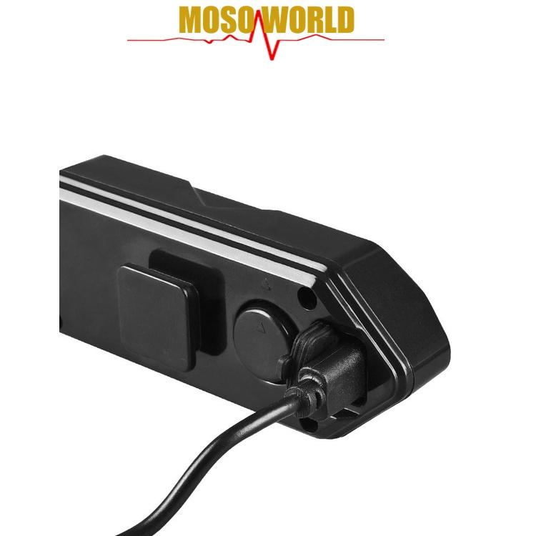 Đèn LED MOSOWORLD 18 bóng không dây chống nước có điều khiển từ xa gắn yên xe đạp