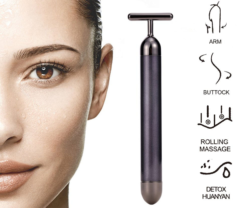 Máy Massage Rung Nâng Cơ Mặt Chống Lão Hoá, Xóa Bọng Mắt Chống Thâm Mắt Do Mất Ngủ Tặng Kèm Pin AA Rung Mạnh Loại Tốt