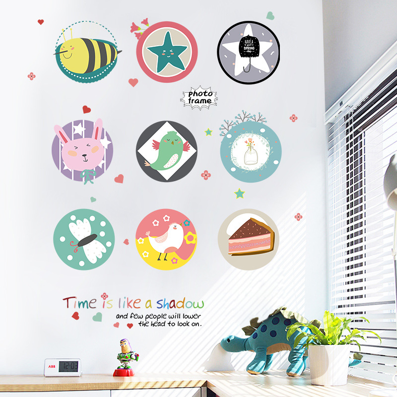 Decal dán tường cho bé Time is like Shadow XL8356