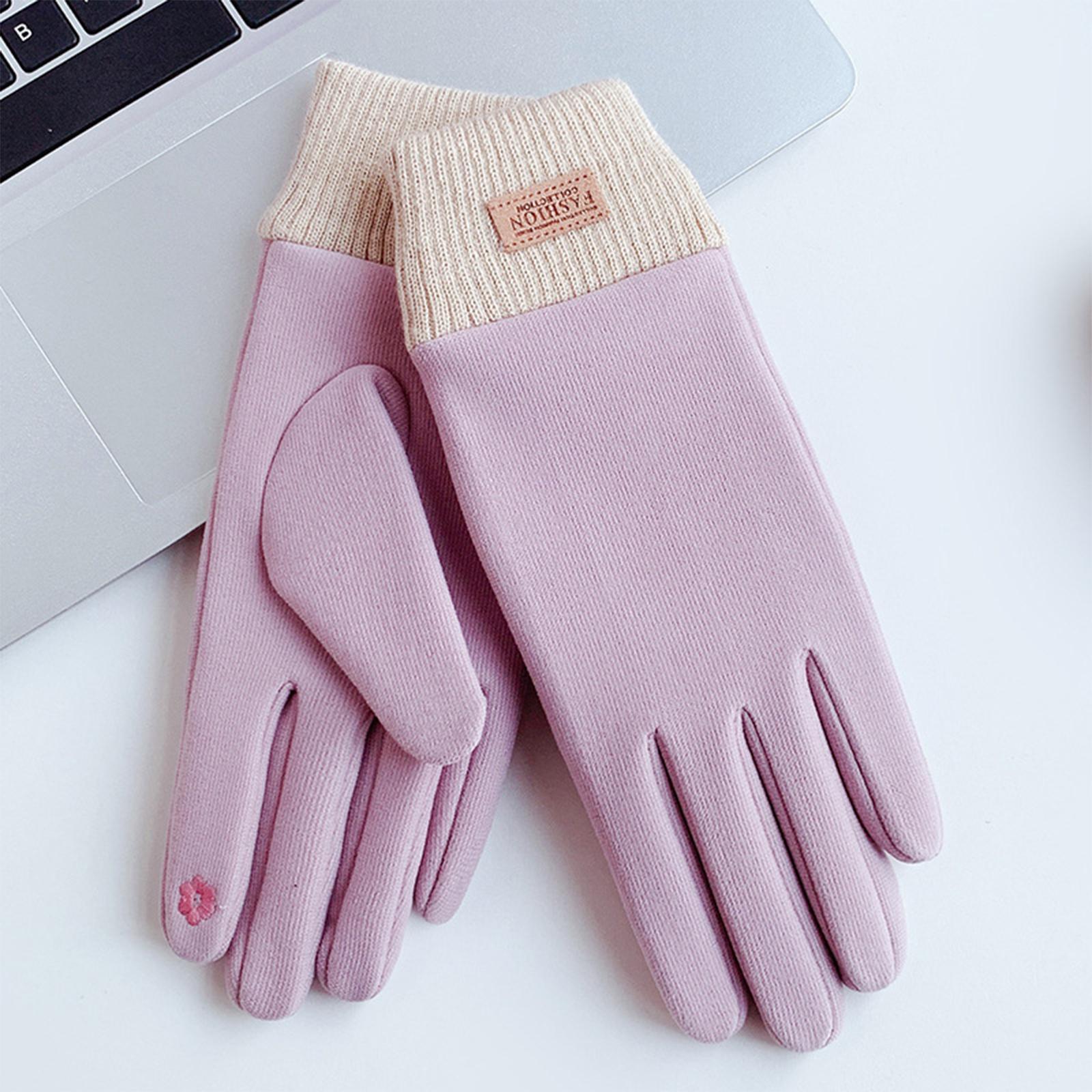 Windproof Women Winter Touch Screens Gloves Cold Weather Running