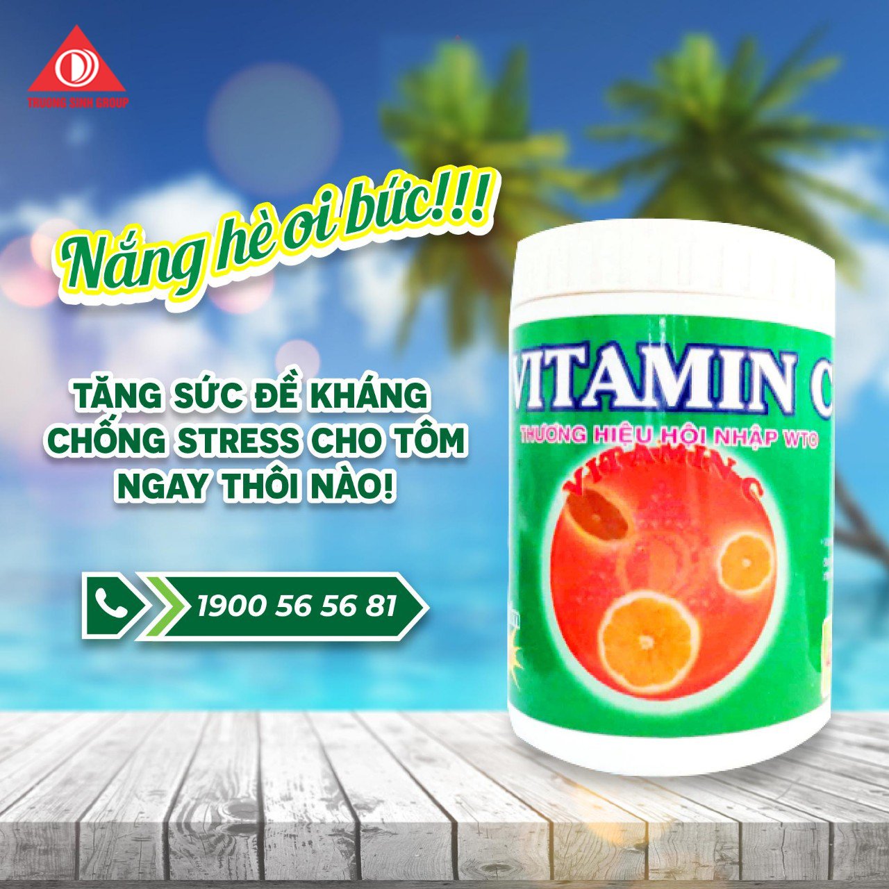 VITAMIN C - Tăng sức đề kháng chống stress cho tôm