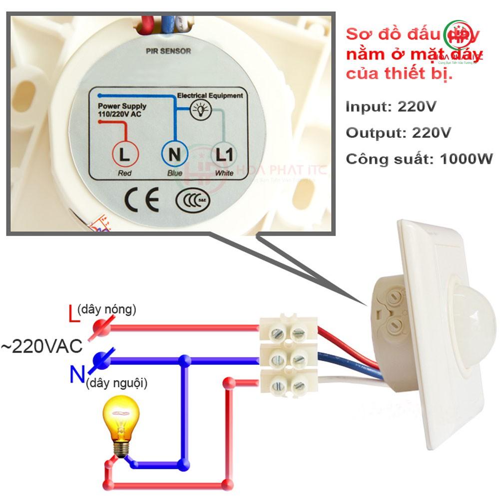 Mắt cảm biến hồng ngoại gắn tường AG-03