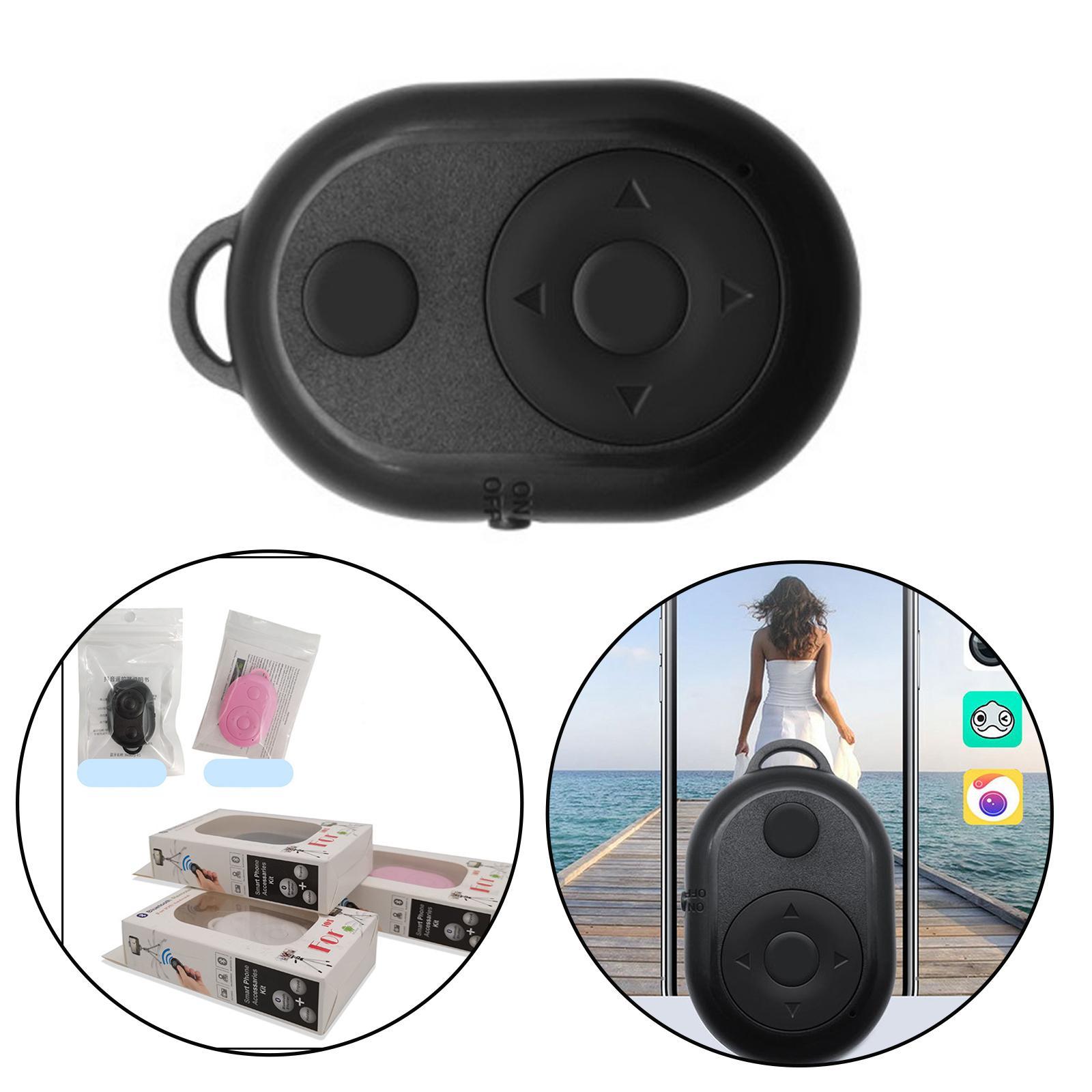 3x Portable Bluetooth Camera Shutter Remote Selfie Button Durable