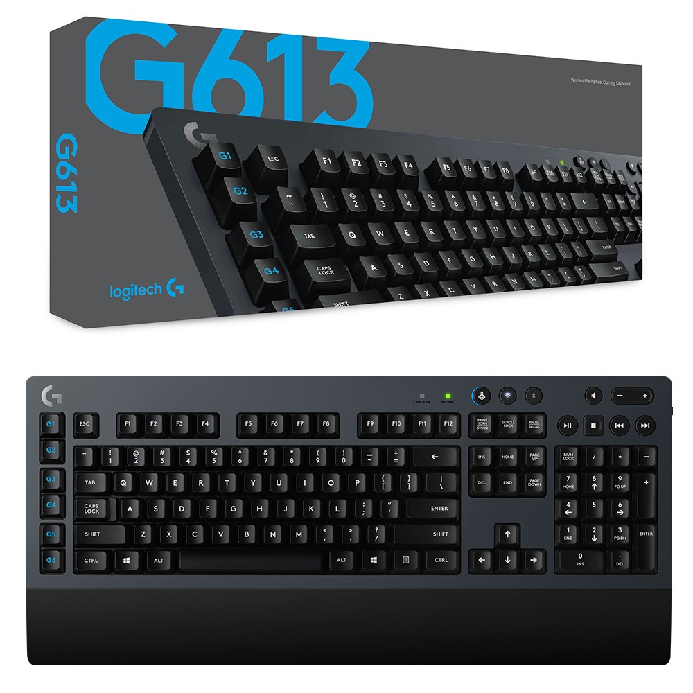 Bàn Phím Cơ Không Dây Logitech G613 Full-Size - Hàng Chính Hãng