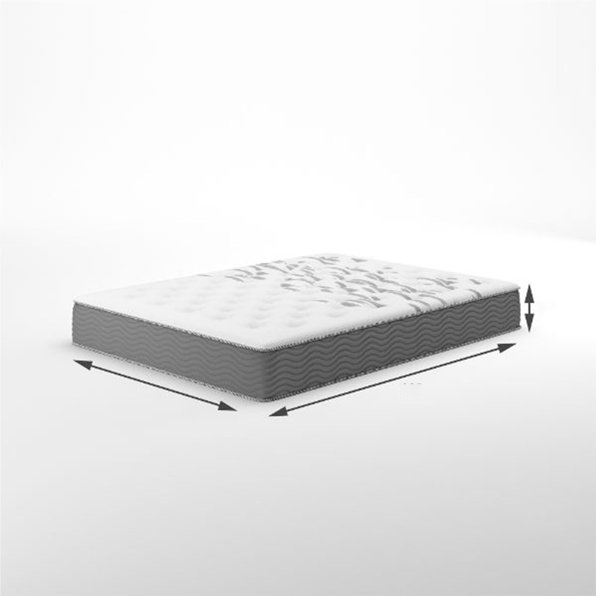 Nệm lò xo túi hút chân không cao cấp Zinus - Extra Firm Spring Mattress