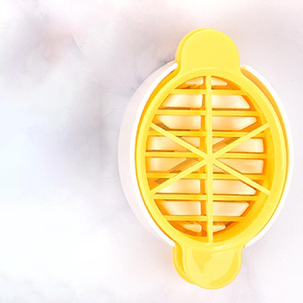 Egg Slicer Multifunctional Cutting Food for Cooking Soft Fruits yellow