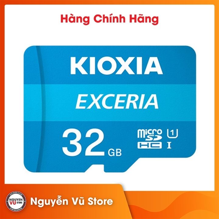 Thẻ nhớ 32GB Micro SDHC Exceria UHS-1 C10 100MB/s Kioxia (Không có Adapter) - Hàng Chính Hãng