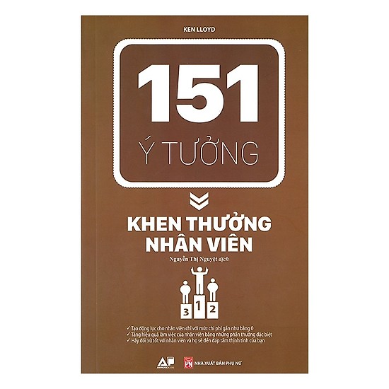 Cuốn Sách Kỹ Năng Hay: 151 Ý Tưởng - Khen Thưởng Nhân Viên
