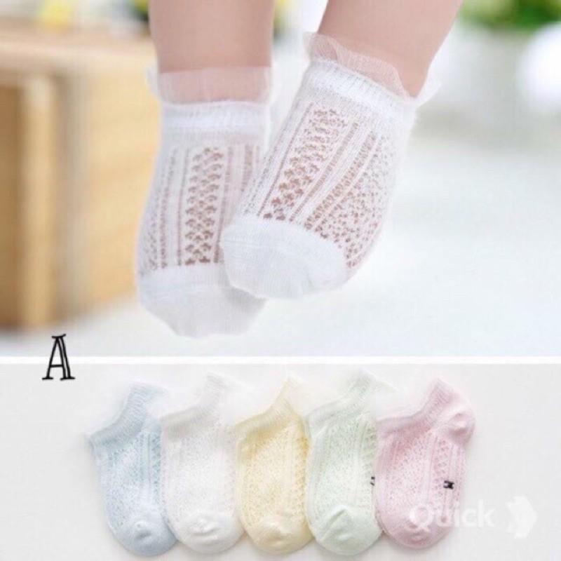 Sét 5 đôi tất, vớ lưới trẻ em