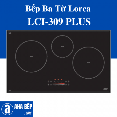 BẾP 3 TỪ LORCA LCI-309 PLUS. Hàng Chính Hãng