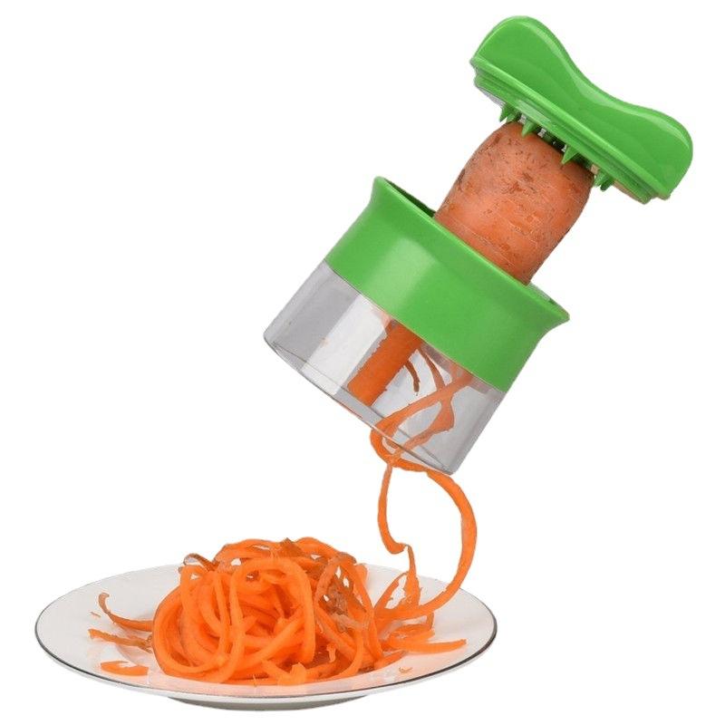 Dao cắt rau củ spaghetti tay, dao cắt rau củ 3 lưỡi, dao cắt mì rau củ cà rốt, dưa leo, khoai tây, bí đỏ, bí xanh, hành tây