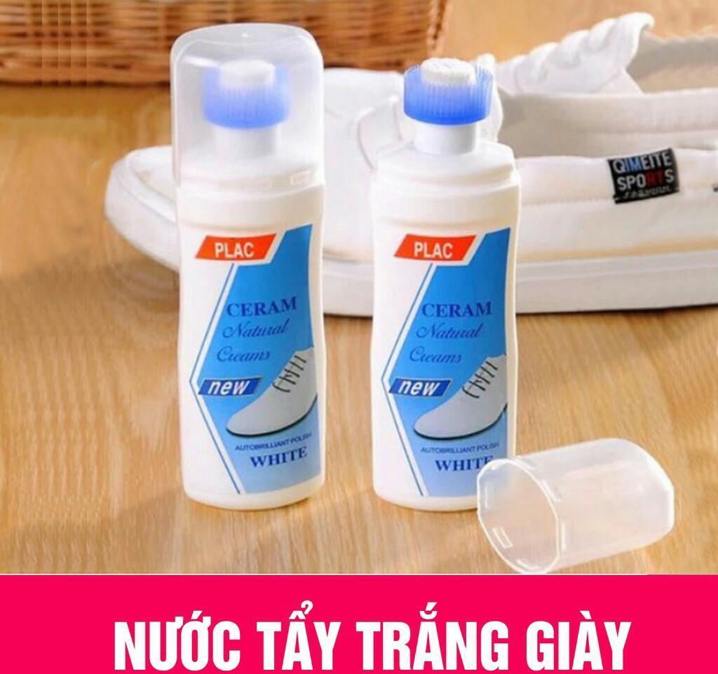 Chai Tẩy Trắng Giày Dép Và Túi Xách An Toàn - Nhỏ Gọn - Tiện Dụng Cho Người Sử Dụng, Chai Tẩy Trắng Plac Thông Minh Với Đầu Cọ Siêu Bền Chắc - GDHN Loại Tốt