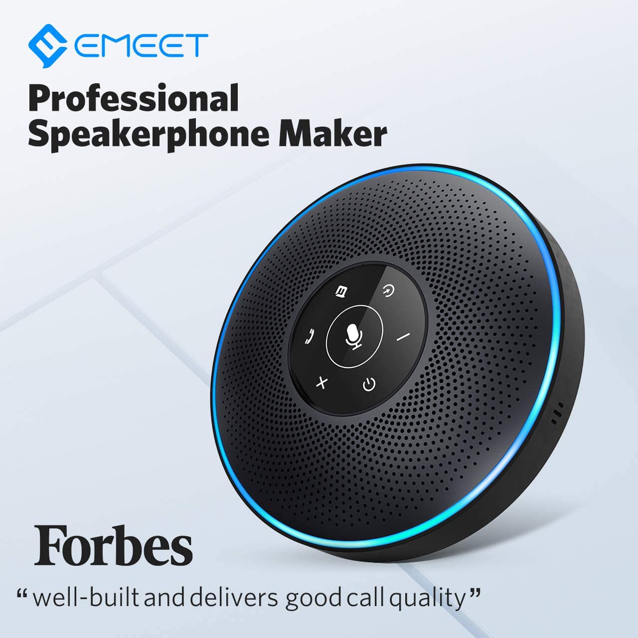 Loa Hội Nghị Emeet M2 - Tích Hợp Bluetooth, 4 Micro Công Nghệ VoiceIA, Họp Trực Tuyến 8 Người - Hàng Chính Hãng