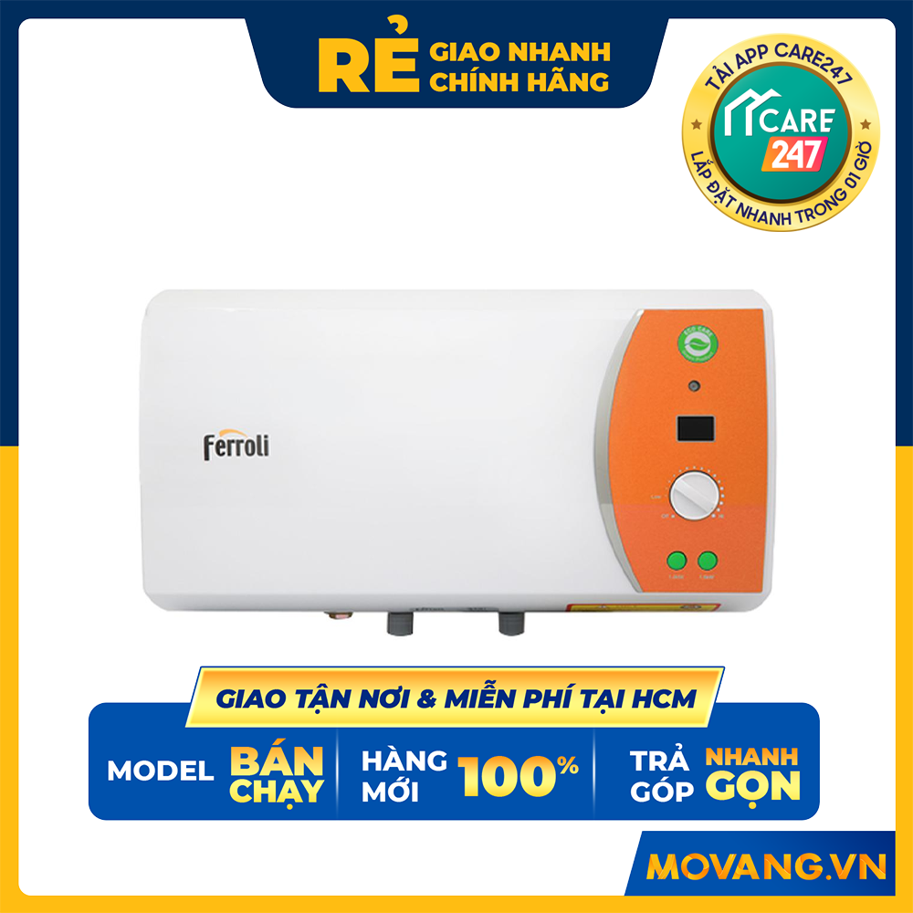 Máy Nước Nóng Gián Tiếp Ferroli Verdi 20L DE - Hàng chính hãng - Chỉ giao HCM