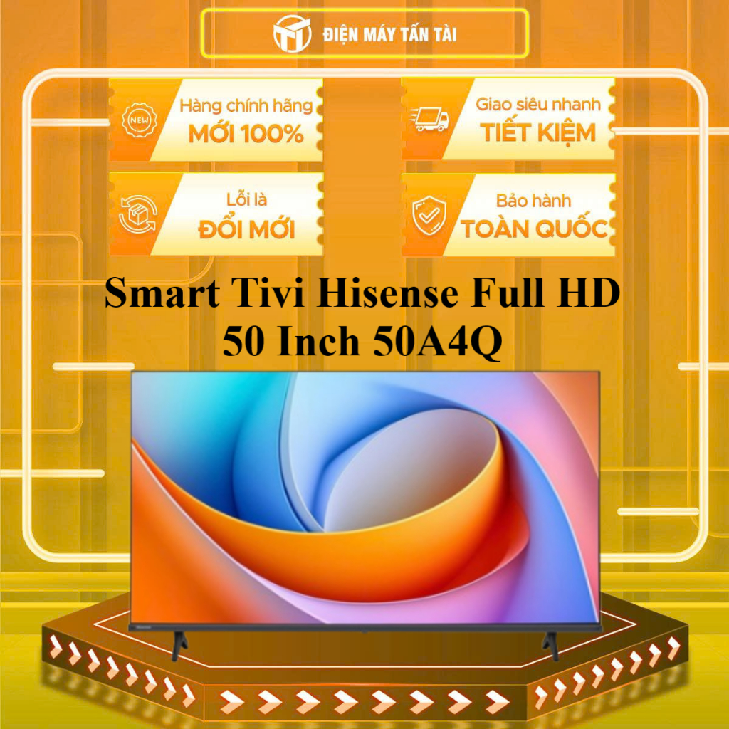 50A4Q - Smart Tivi Hisense Full HD 50 Inch 50A4Q - HÀNG CHÍNH HÃNG - GIAO HCM