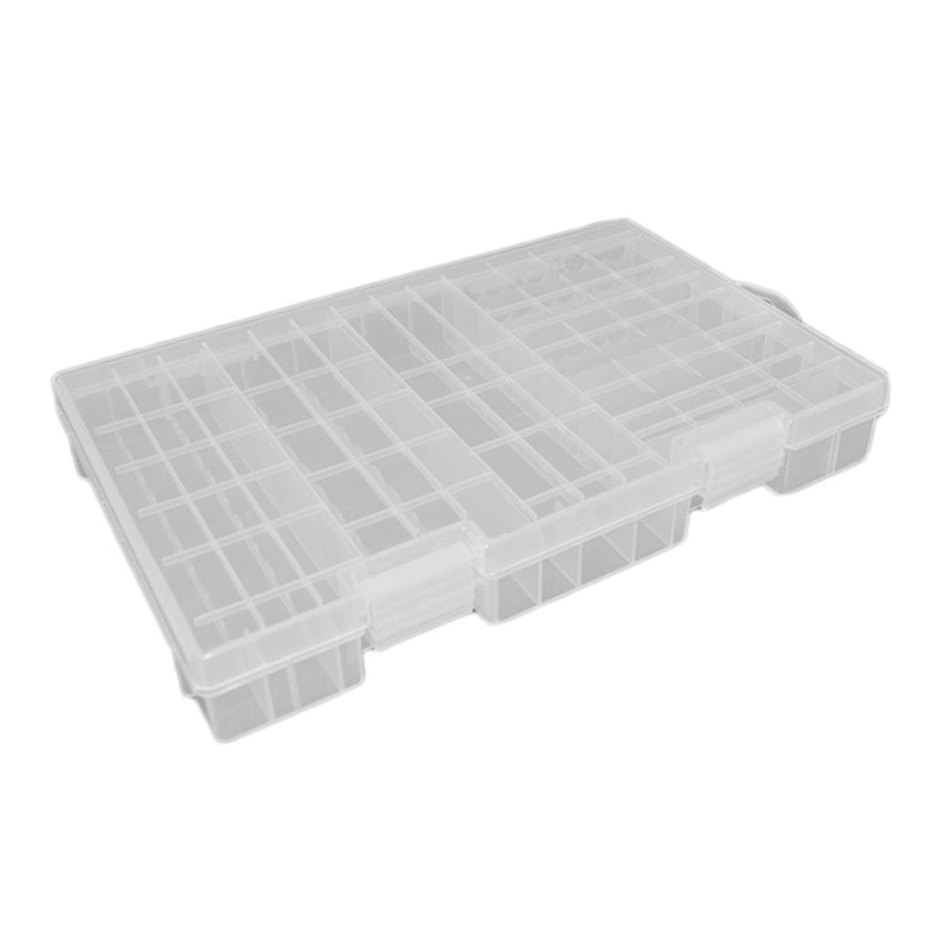 Battery Holder  Transparent Case For 60pcs AA + 40pcs AAA