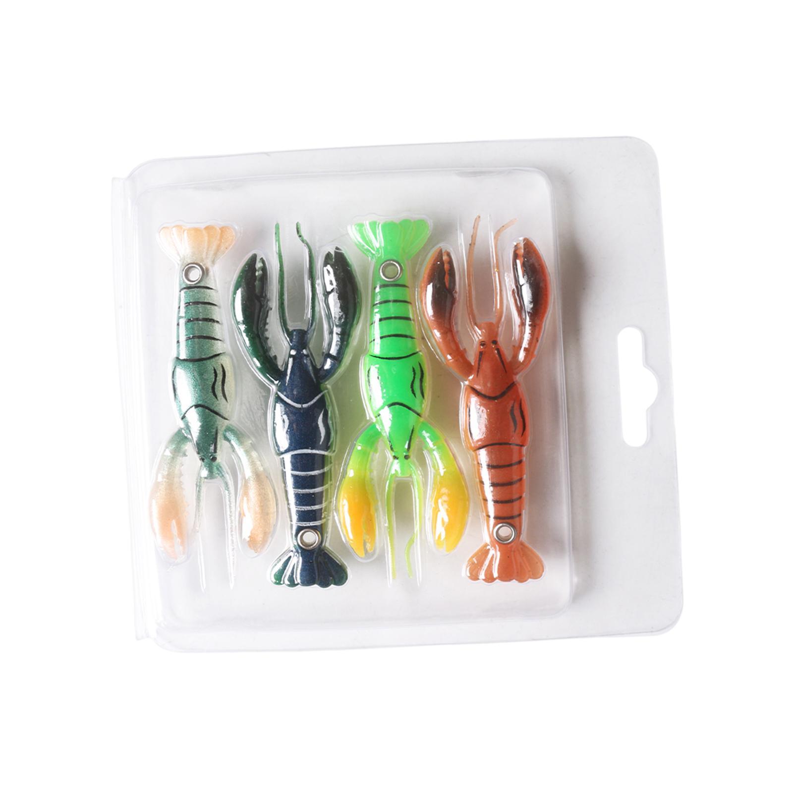 4Pcs Fishing Lures Set Squid Lures Outdoor Octopus  for Salmon Saltwater