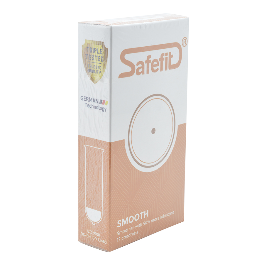 Combo 2 Hộp Bao Cao Su SafeFit Smooth (12 Gói / Hộp)