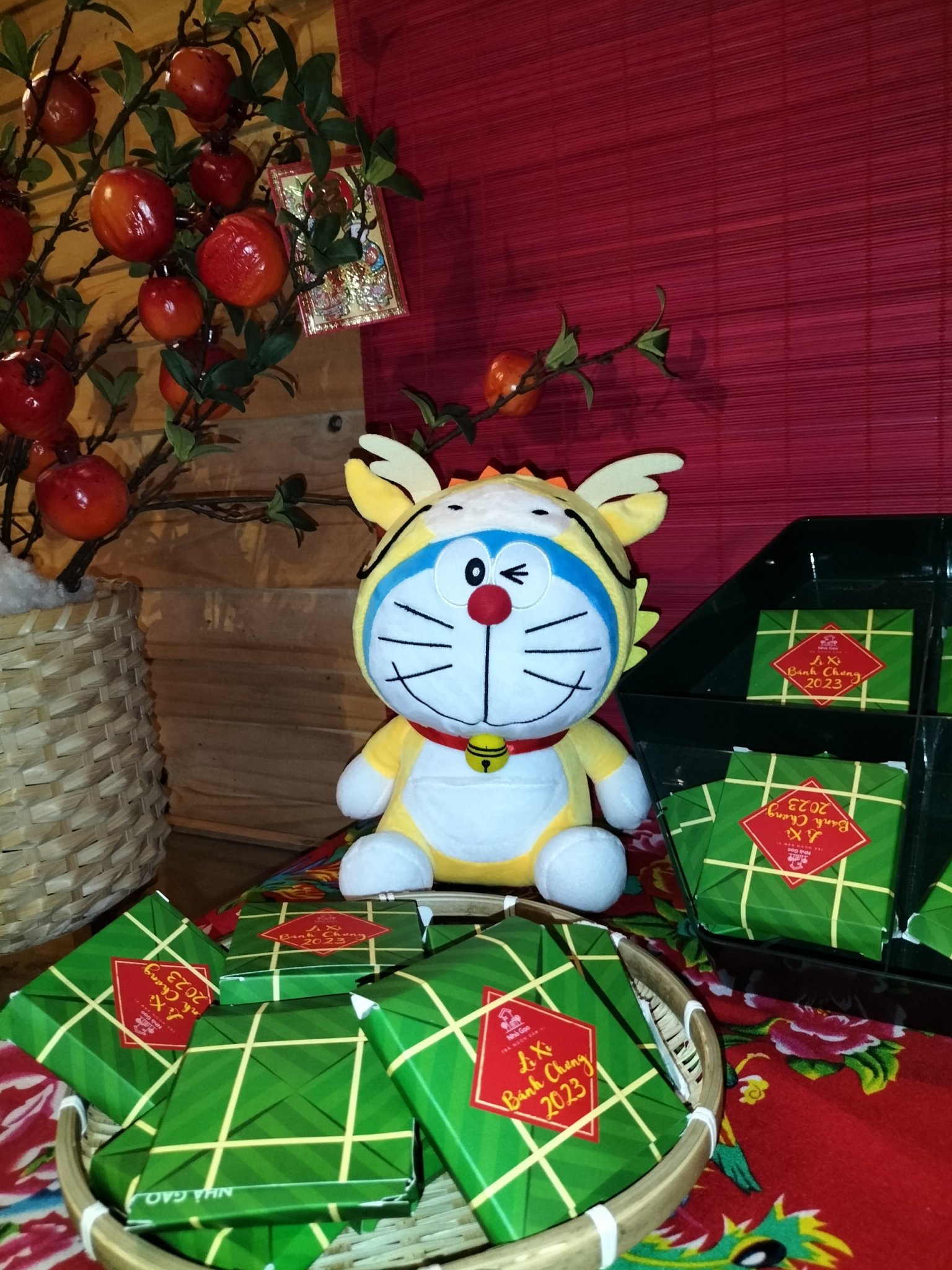 Gấu Bông Doraemon Giáp Thìn 2024, Gấu Bông Chính Hãng, Gấu bông Cao Cấp, Quà Tặng cho người thân, Quà Tặng Tết cao cấp cho bé - Sản phẩm chính hãng, Phân phối bởi Teenbox