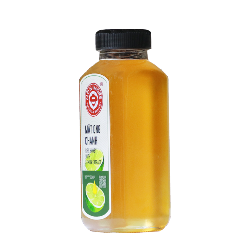 Mật ong Chanh - Honimore 500g - tiện lợi, giúp giảm cân, tăng đề kháng