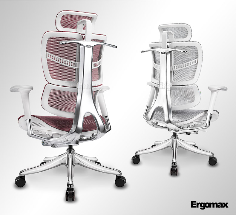 Ghế Văn Phòng Công thái học Ergonomic Vchair Evolution Ergohome, ghế làm việc thiết kế 3 lưng khung siêu chắc, chịu tải 150kg phù hợp cho người vóc dáng to cao, ngả sâu 130 độ, lưới chịu lực tốt - ERGOHOME